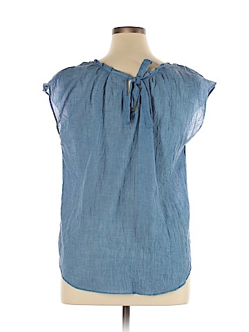 LC Lauren Conrad Short Sleeve Blouse (view 2)