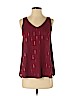 Papermoon 100% Polyester Red Sleeveless Blouse Size XS - photo 1