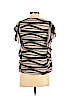 Ann Taylor Factory 100% Polyester Tan Short Sleeve Blouse Size S (petite) - photo 2