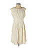 Boden 100% Viscose Ivory Casual Dress Size 4 (petite) - photo 1