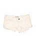 Abercrombie Solid White Denim Shorts Size 16 - photo 1
