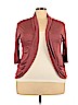 Inspired Hearts Burgundy Cardigan Size 2X - photo 1