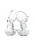 Jacqueline Ferrar Silver Heels Size 8 1/2 - photo 2