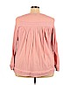 Chelsea & Theodore Pink Long Sleeve Blouse Size 3X - photo 2
