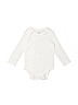 Baby Gap 100% Cotton White Long Sleeve Onesie Size 18-24 mo - photo 1