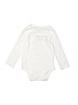 Baby Gap 100% Cotton White Long Sleeve Onesie Size 18-24 mo - photo 2