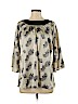 BCBGMAXAZRIA Ivory 3/4 Sleeve Blouse Size M - photo 1