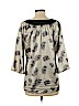BCBGMAXAZRIA Ivory 3/4 Sleeve Blouse Size M - photo 2