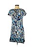 Lucky Brand 100% Cotton Blue Casual Dress Size S - photo 2