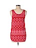 Thakoon Red Sleeveless Silk Top Size 6 - photo 2