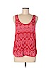 Thakoon Red Sleeveless Silk Top Size 6 - photo 1
