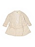 Genuine Kids from Oshkosh 100% Cotton Solid Ivory Cardigan 9-12 MO / 12 MO - photo 1