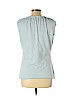 Ann Taylor LOFT Outlet Blue Short Sleeve Top Size L - photo 2