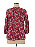 CROWN CAP 100% Rayon Pink Long Sleeve Blouse Size XL - photo 2