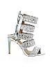 Beast Fashion Silver Heels Size 7 - photo 1