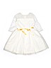 Little Angels 100% Polyester White Special Occasion Dress Size 6X - photo 2