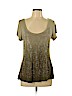 One World Green Short Sleeve Top Size L (petite) - photo 1