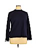 Carolina Belle Blue Long Sleeve Top Size XL - photo 1