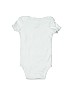Carter's 100% Cotton White Short Sleeve Onesie 9-12 MO / 12 MO - photo 2