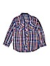 U.S. Polo Assn. 100% Cotton Plaid Blue Long Sleeve Button-Down Shirt Size 8 - photo 1