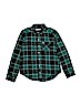 Abercrombie Plaid Blue Long Sleeve Button-Down Shirt Size 9 - 10 - photo 1