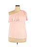 Lane Bryant Pink Short Sleeve Top Size 18 - 20 Plus - photo 1
