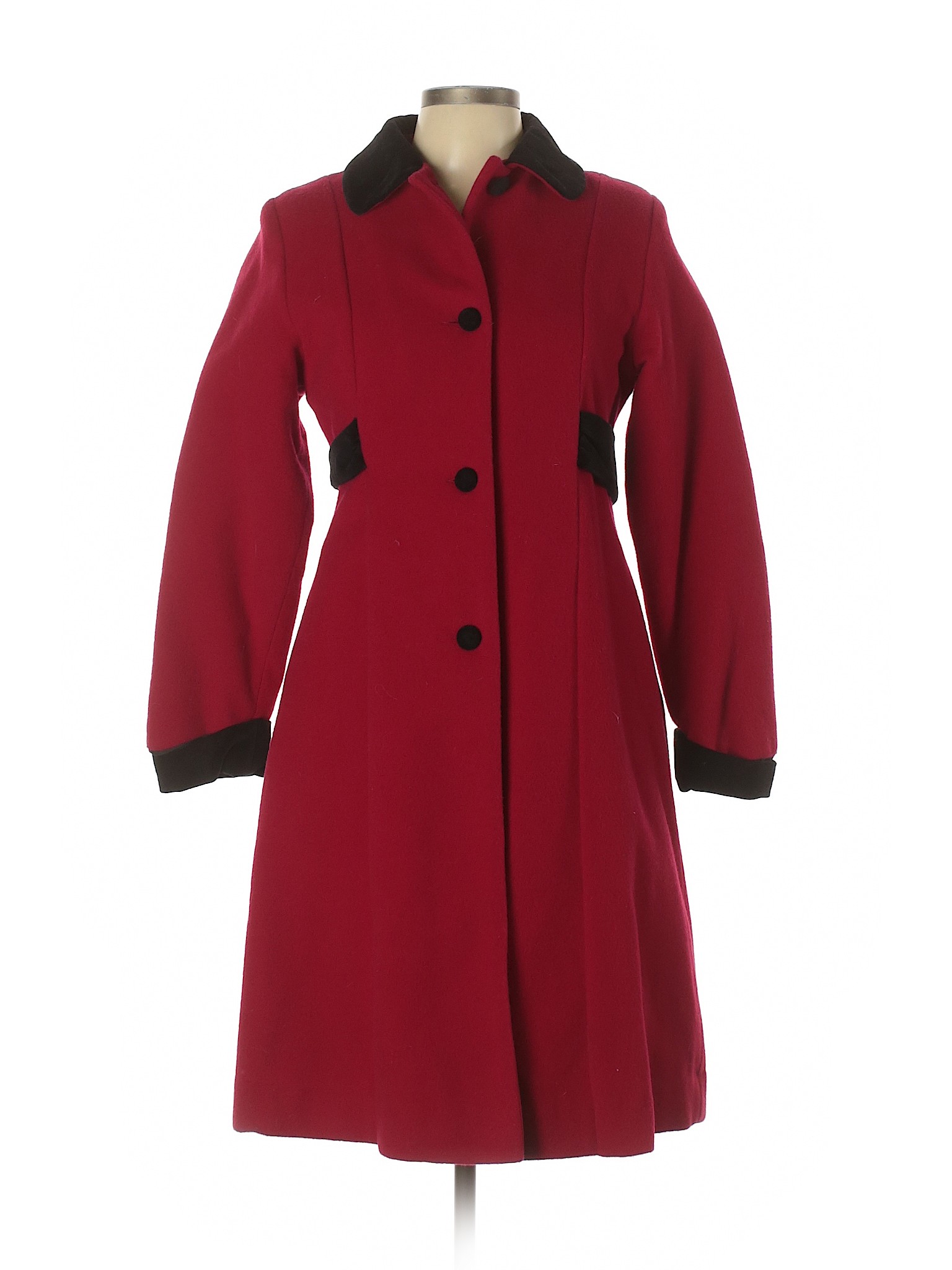 London Fog Women Red Wool Coat 14 | eBay