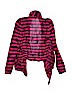 Splendid 100% Rayon Stripes Pink Cardigan Size 12 - photo 2