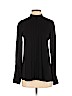 Theory 100% Silk Black Long Sleeve Silk Top Size P (petite) - photo 1