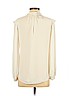 White House Black Market 100% Polyester Ivory Long Sleeve Blouse Size 4 (petite) - photo 2
