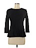 Ann Taylor Black 3/4 Sleeve Top Size M - photo 1