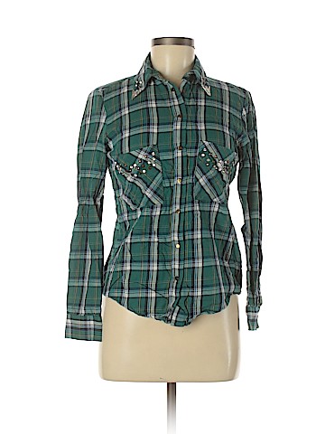 Zara Long Sleeve Button-Down Shirt (view 1)