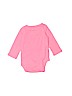 Carter's 100% Cotton Pink Long Sleeve Onesie 9-12 MO / 12 MO - photo 2