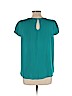 papermoon designed exclusively for Stitch Fix 100% Polyester Blue Short Sleeve Blouse Size L - photo 2