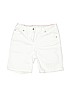 Hanna Andersson White Denim Shorts Size 140 cm / US 10 - photo 1