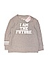 Chaser Graphic Gray Sweatshirt Size 4 - photo 1