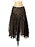 Milly 100% Silk Black Silk Skirt Size 2 - photo 1