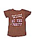 Junk Food 100% Cotton Graphic Brown Short Sleeve T-Shirt Size 8 - photo 2