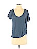 Joe Fresh 100% Linen Blue Short Sleeve T-Shirt Size M - photo 1