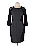 Vince Camuto Gray Casual Dress Size L (petite) - photo 1