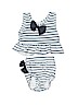 Unbranded White Two Piece Swimsuit Size 90 cm / US 12-24 MO - photo 1