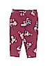 Carter's 100% Cotton Burgundy Leggings 9-12 MO / 12 MO - photo 1