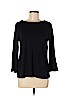 Ann Taylor LOFT Black 3/4 Sleeve Top Size M - photo 1
