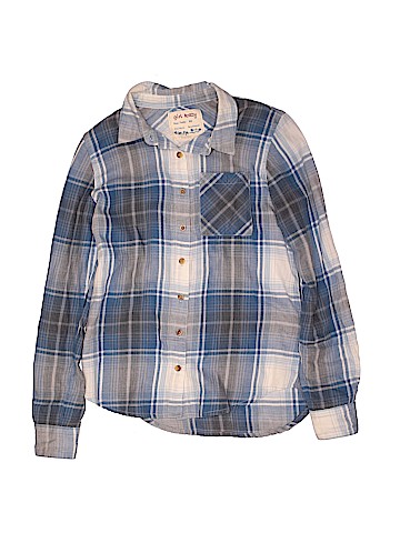 Girl Krazy Long Sleeve Button-Down Shirt (view 1)