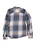 Girl Krazy 100% Cotton Blue Long Sleeve Button-Down Shirt Size XS (kids) - photo 2
