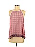 Le Lis 100% Polyester Burgundy Sleeveless Blouse Size M - photo 1