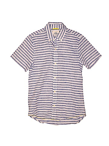 Mini Boden Short Sleeve Button-Down Shirt (view 1)