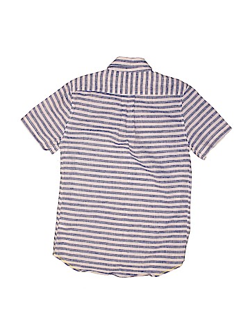 Mini Boden Short Sleeve Button-Down Shirt (view 2)