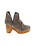 Jeffrey Campbell 100% Leather Gray Ankle Boots Size 7 1/2 - photo 1