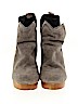 Jeffrey Campbell 100% Leather Gray Ankle Boots Size 7 1/2 - photo 2